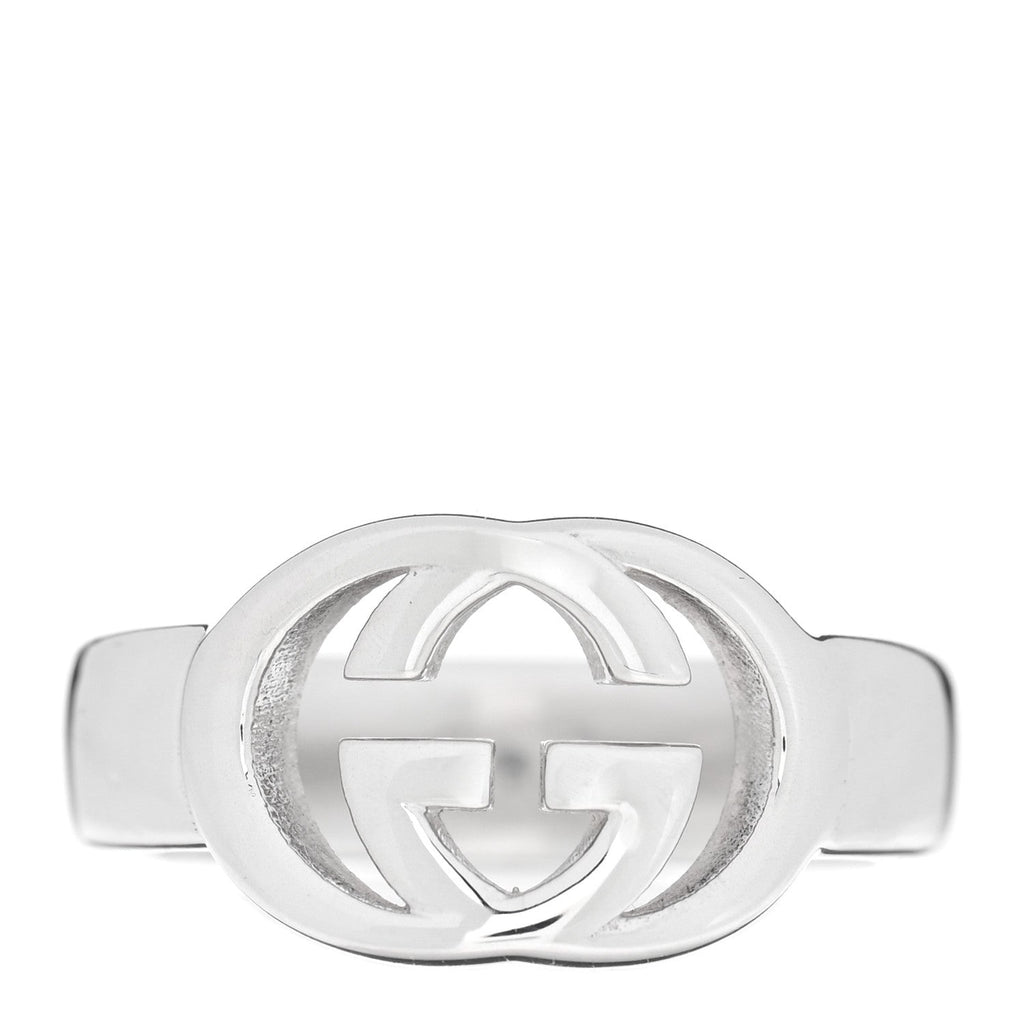 Sterling Silver Interlocking G Ring 53 6.25