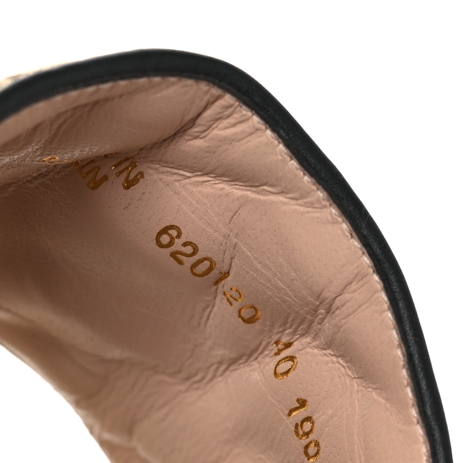 Monogram Matelasse GG Marmont Espadrille 20mm Slide Sandals 40 Beige Ebony Black