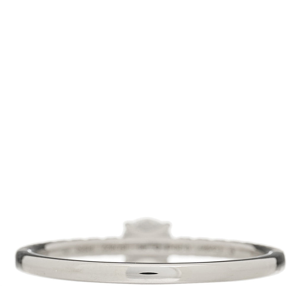 Platinum Diamond .20ct Etincelle De Cartier Solitaire Engagement Ring 49 4.75