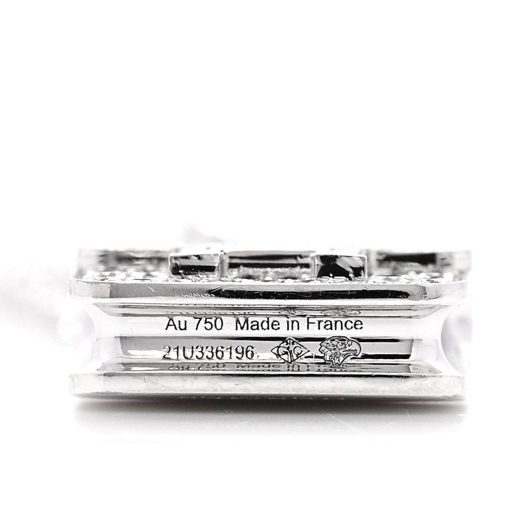 18K White Gold Diamond Constance Amulettes Pendant Necklace