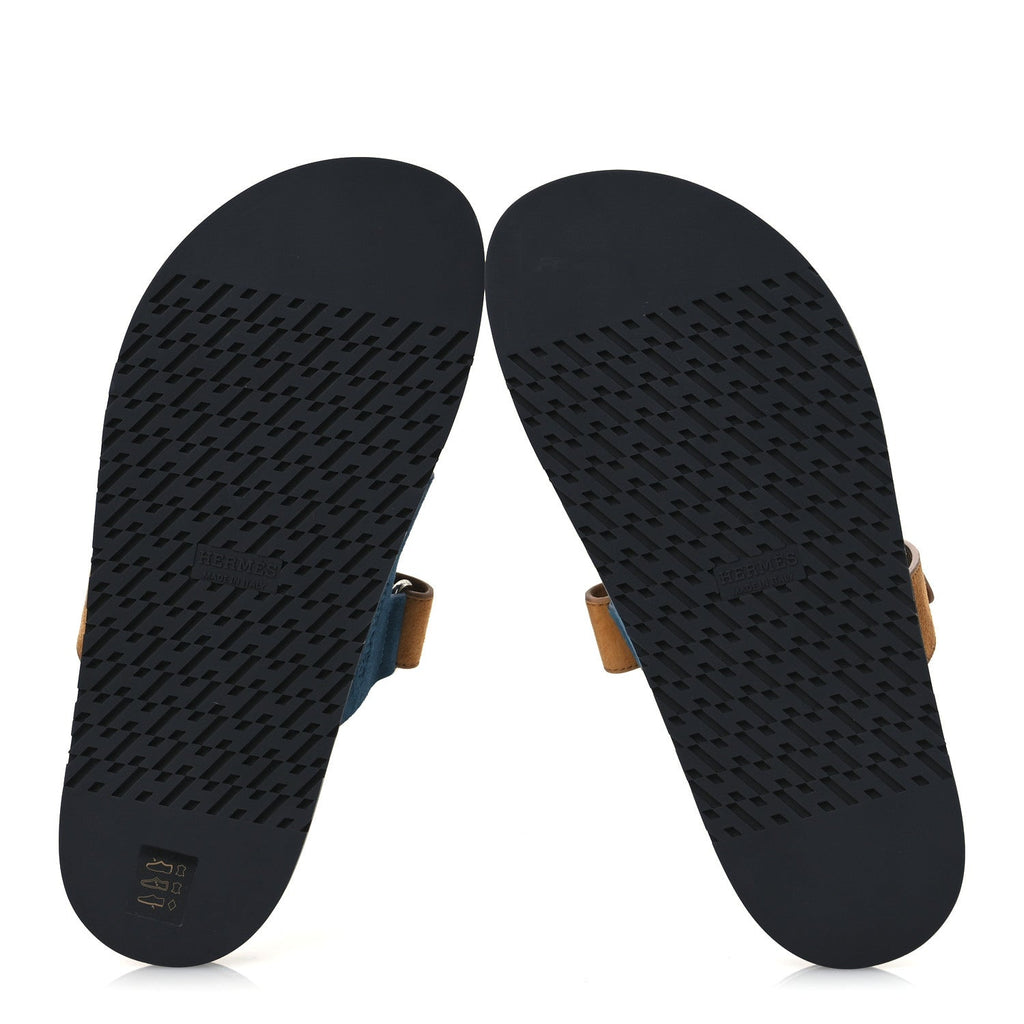 Suede Goatskin Womens Chypre Sandals 39 Vert Mousse Naturel