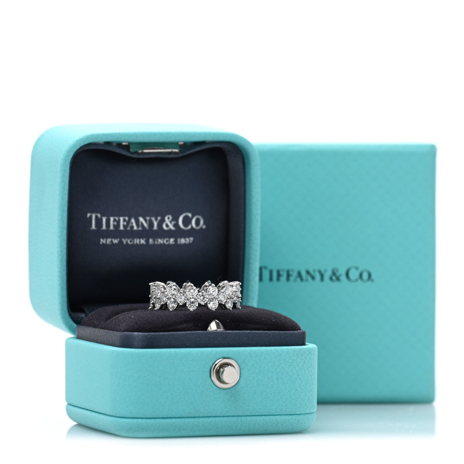 Platinum Diamond Aria Band Ring 46 3.75