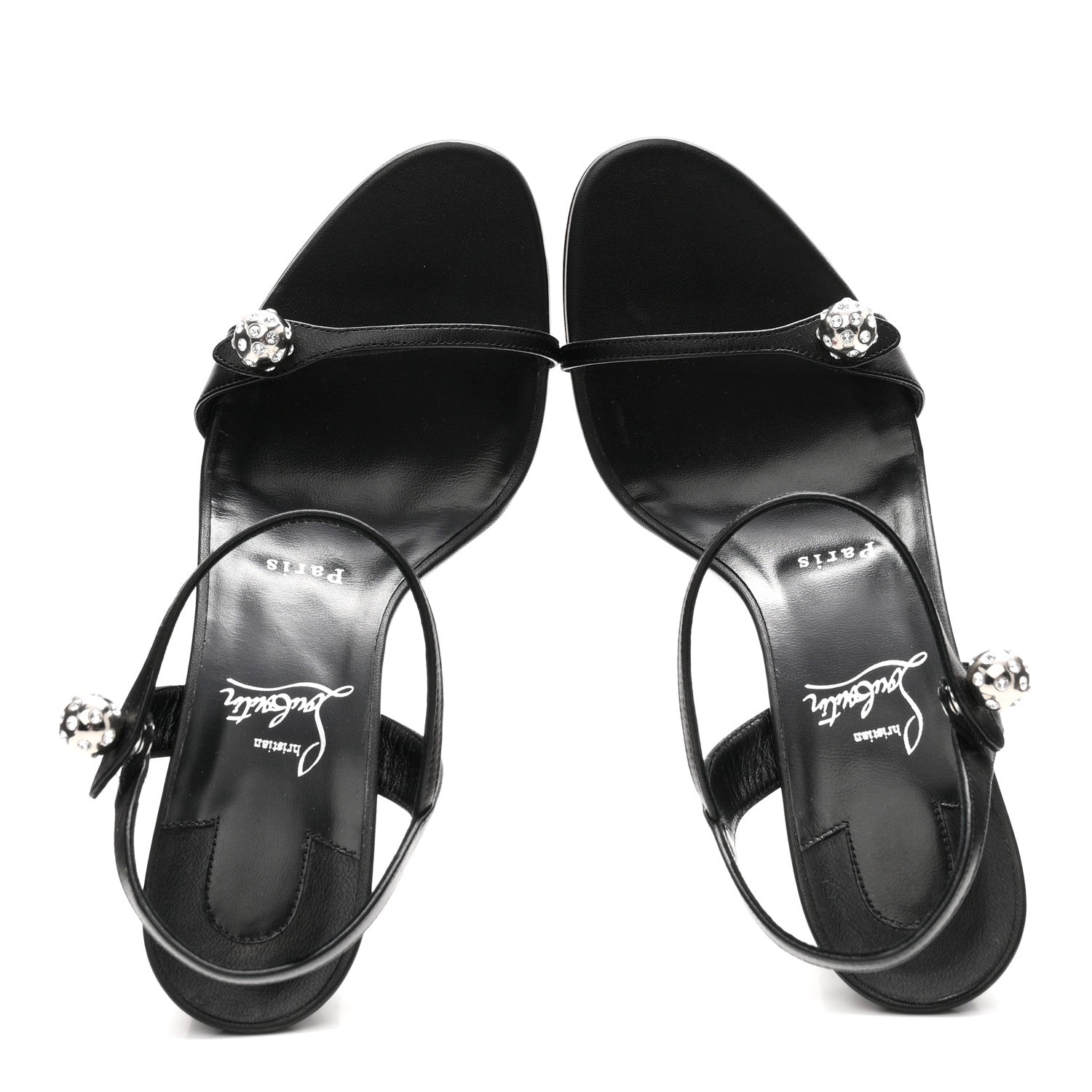Nappa Atmospheria 85 Sandals 39 Black