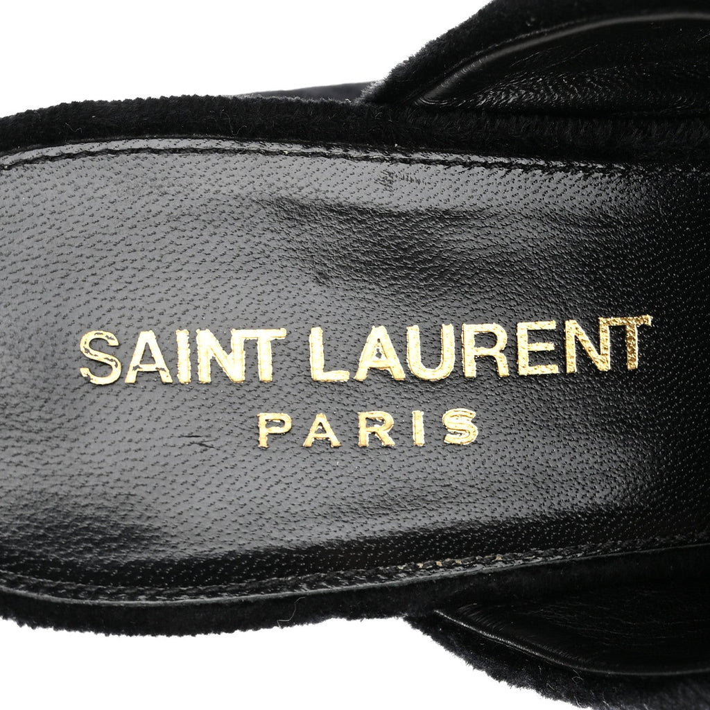 Velvet LouLou Mules 36 Black