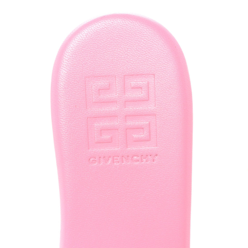 Coated Canvas Logo 4G Embossed Flat Sandals 36.5 Pink