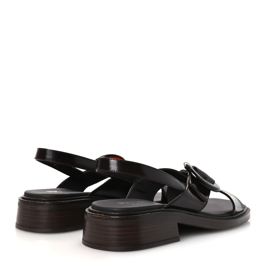 Spazzolato Fume Re-Edition 1996 Buckle Sandals 41 Bruciato