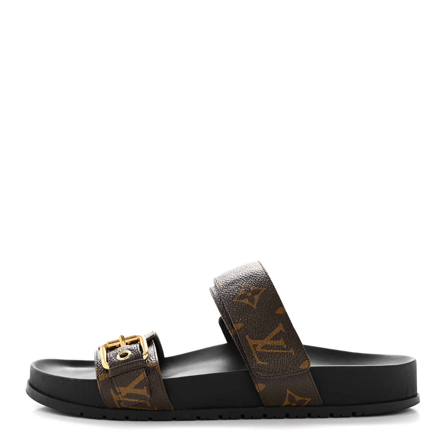 Monogram Bom Dia Mule Sandals 39 Black