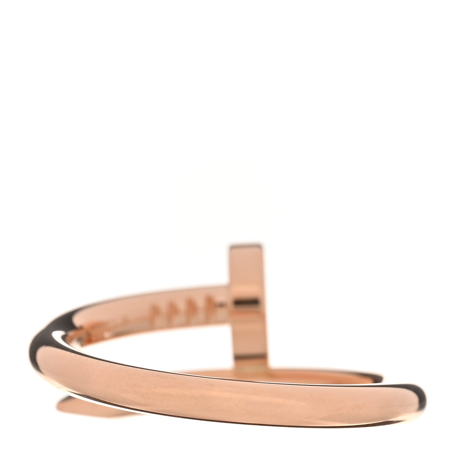 18K Pink Gold Juste Un Clou Ring 56 7.5