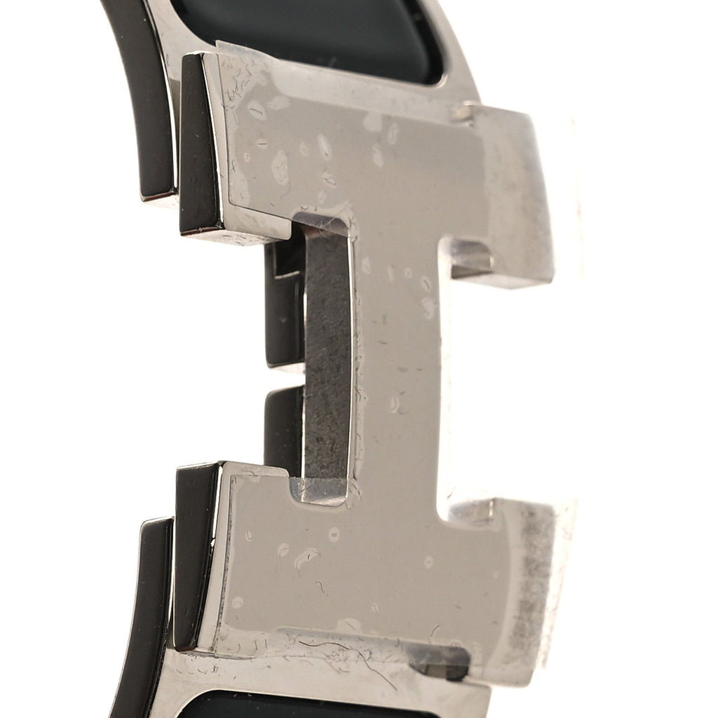 Enamel Wide Clic Clac H Bracelet PM Black