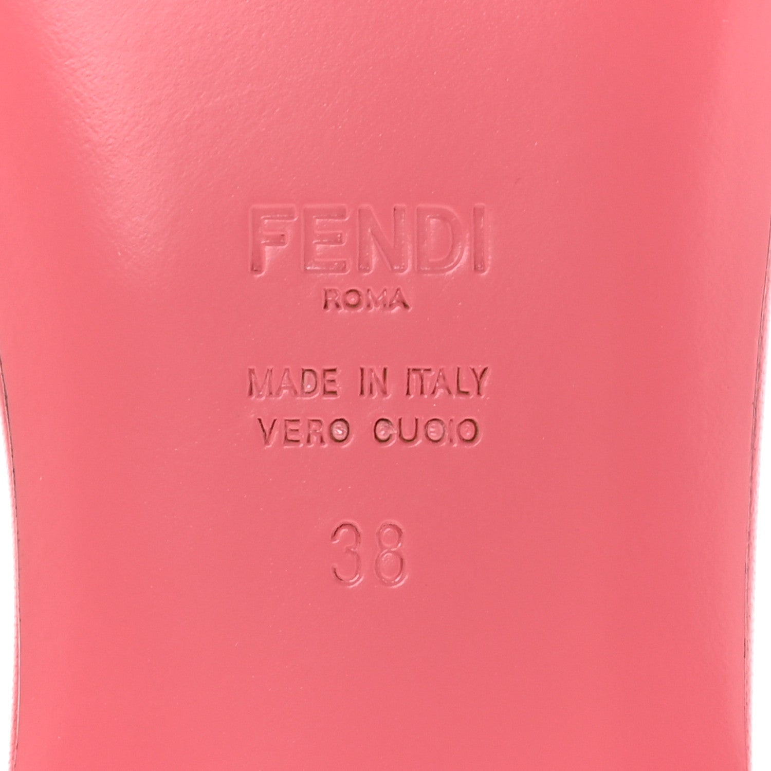 Vitello Cuoio Baguette Flat Slide Sandals 38 Pink Dalia