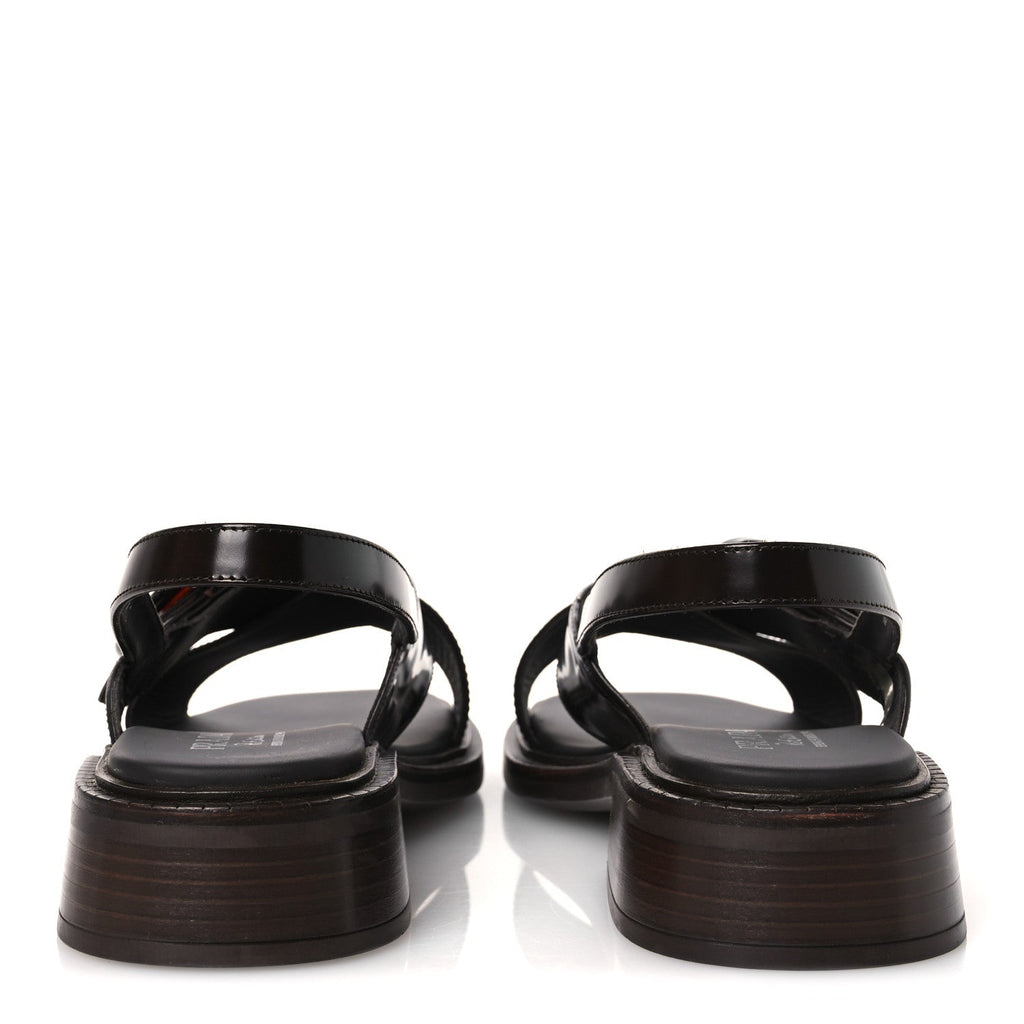 Spazzolato Fume Re-Edition 1996 Buckle Sandals 41 Bruciato