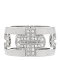 18K White Gold Diamond Parentesi Ring 51 5.75