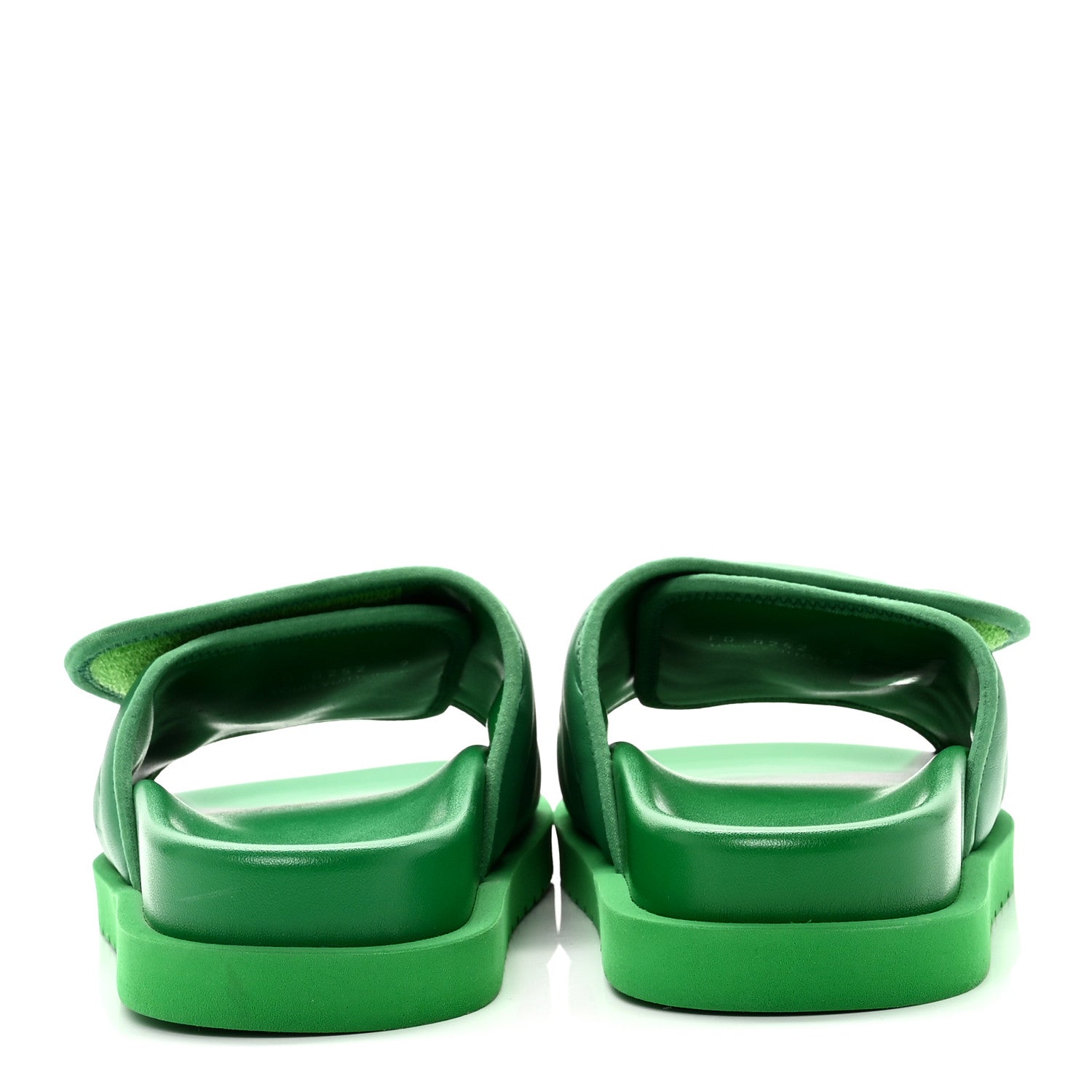 Embossed Monogram Pool Pillow Comfort Mules 9 Green