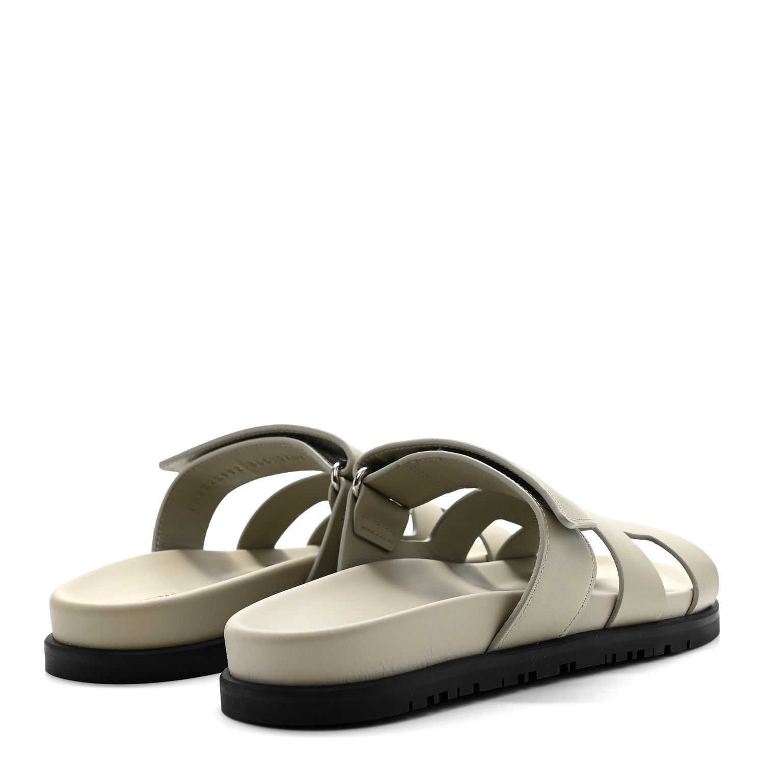 Calfskin Womens Chypre Sandals 36.5 Beige Esquisse