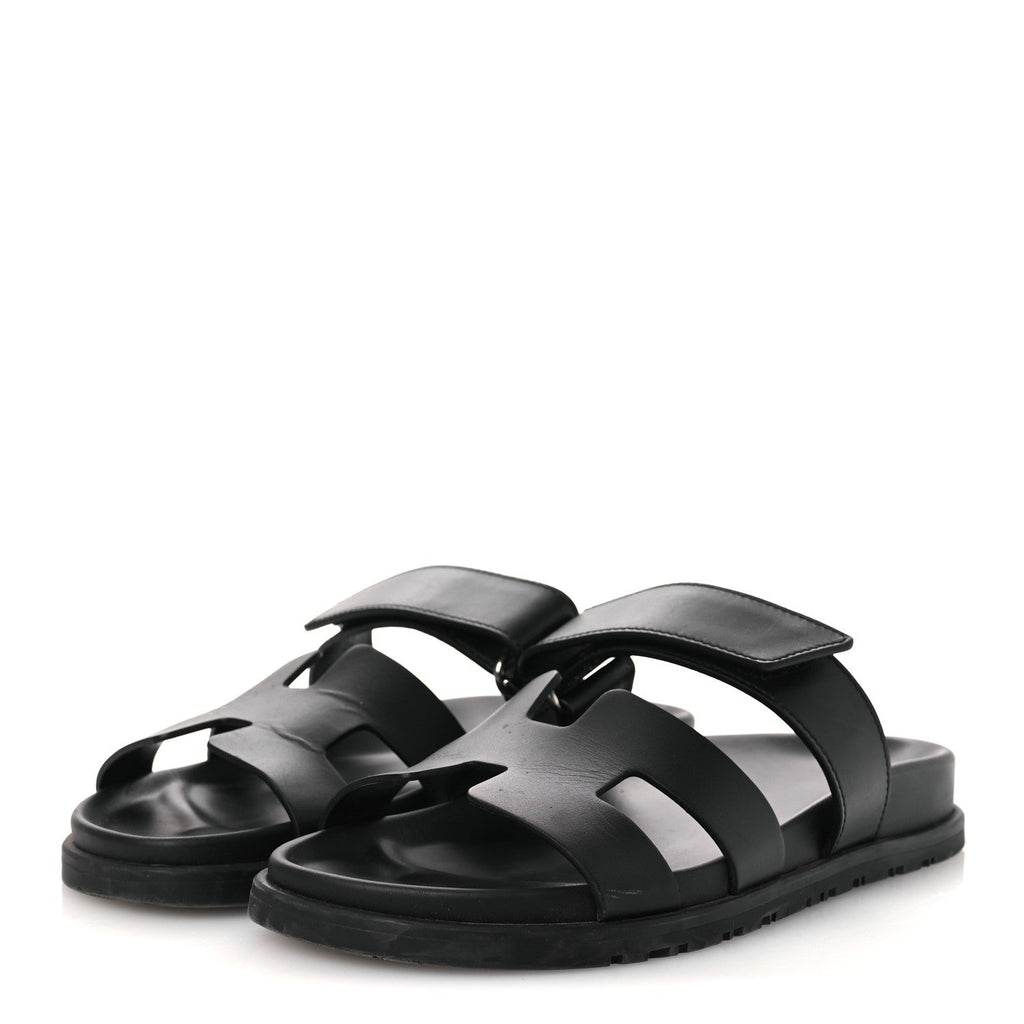 Calfskin Womens Chypre Sandals 37 Black
