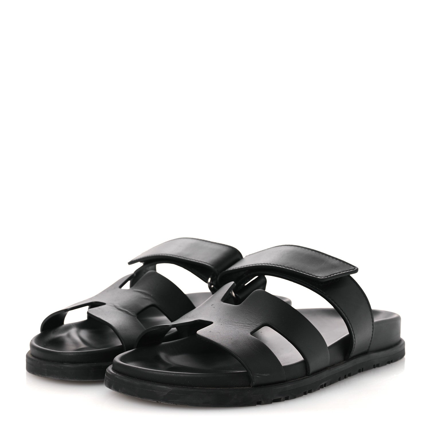 Calfskin Womens Chypre Sandals 37 Black