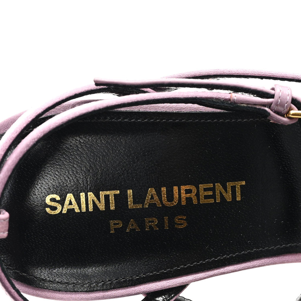 Crepe Satin Dive 110 Mule Sandals 38.5 Ancient Pink