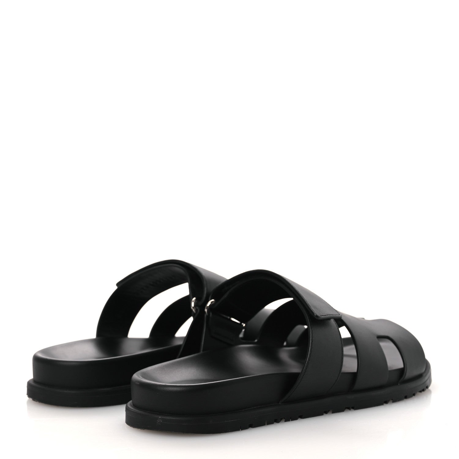 Calfskin Womens Chypre Sandals 40 Black