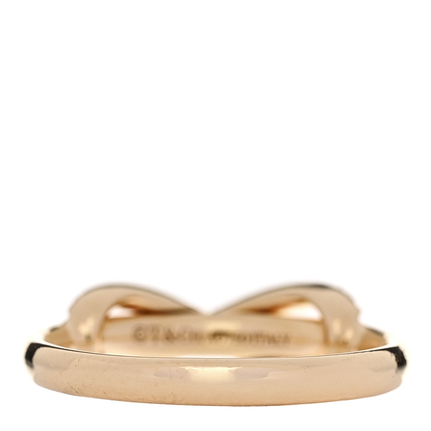 18K Yellow Gold Diamond Infinity Ring 52 6