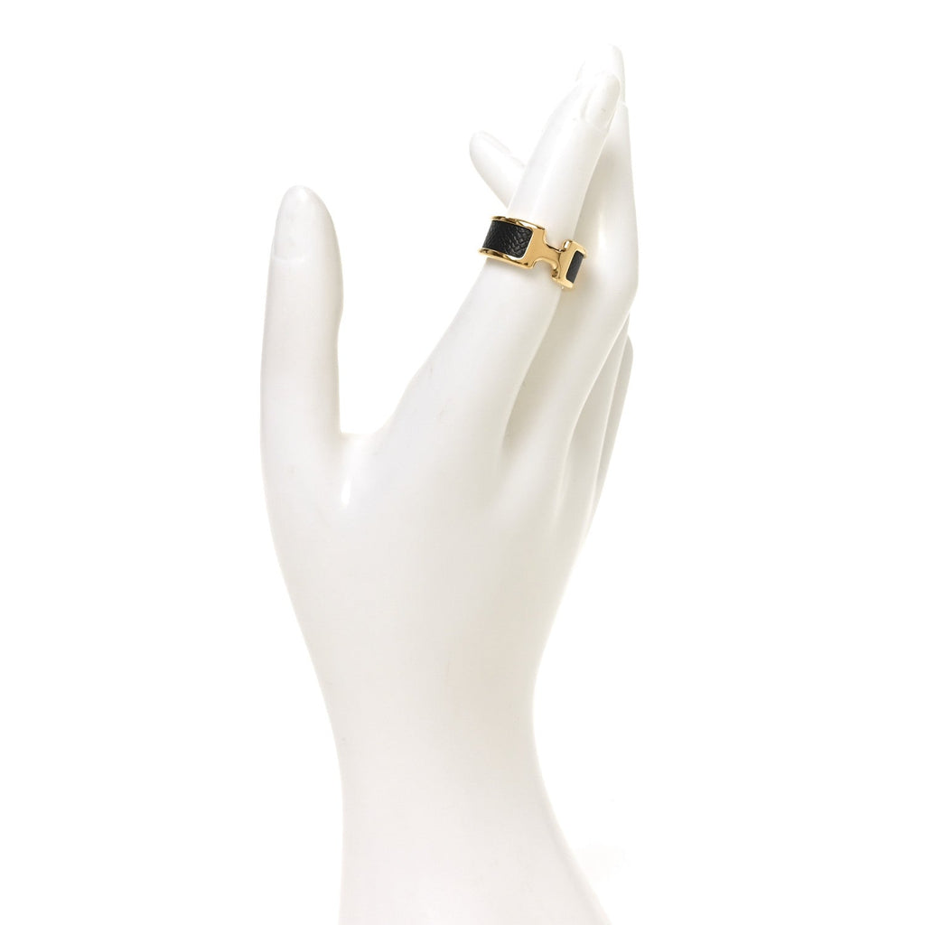 Madame Calfskin Olympe Ring XS 50 5.25 Black
