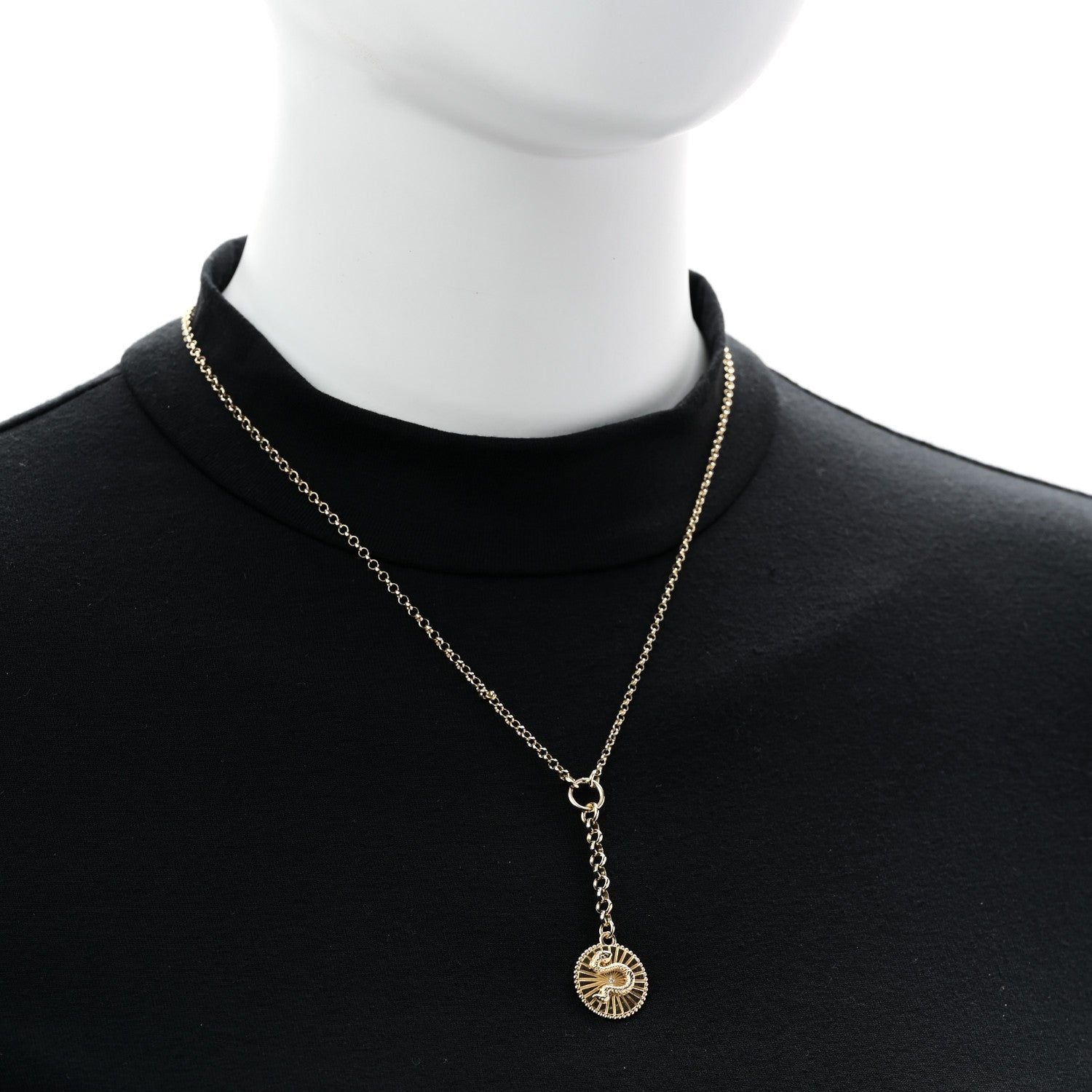 18K Yellow Gold Diamond Wholeness Small Mixed Belcher Chain Necklace