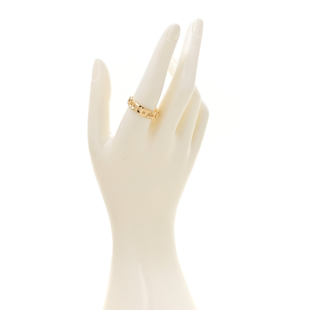 18K Yellow Gold T True Wide Ring 61 9.5