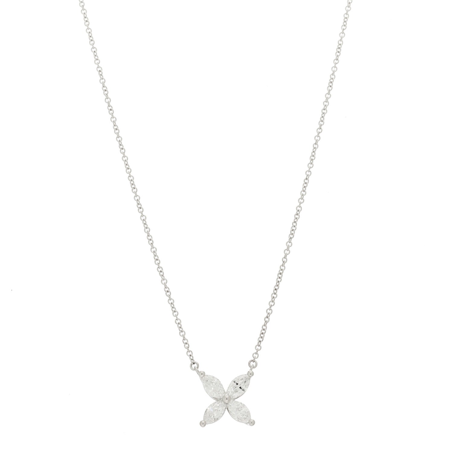 Platinum Diamond Large Victoria Necklace