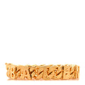 Metal Logo Chain Bracelet M Gold