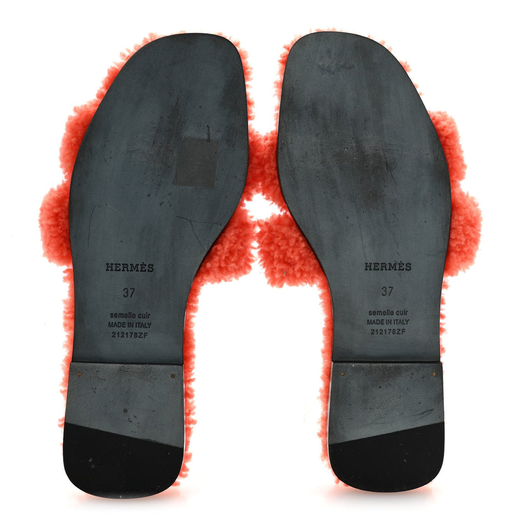 Woolskin Oran Sandals 37 Orange