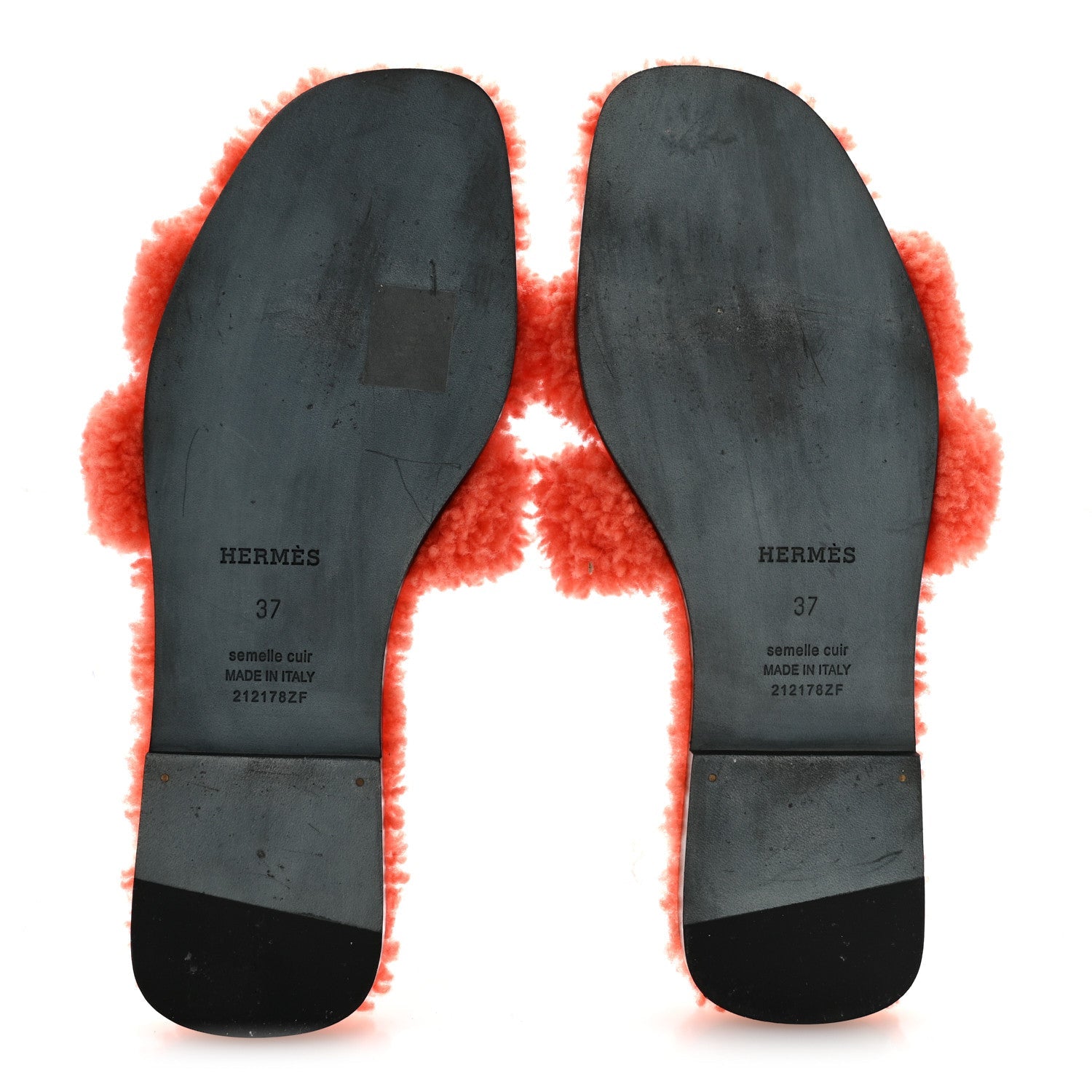 Woolskin Oran Sandals 37 Orange