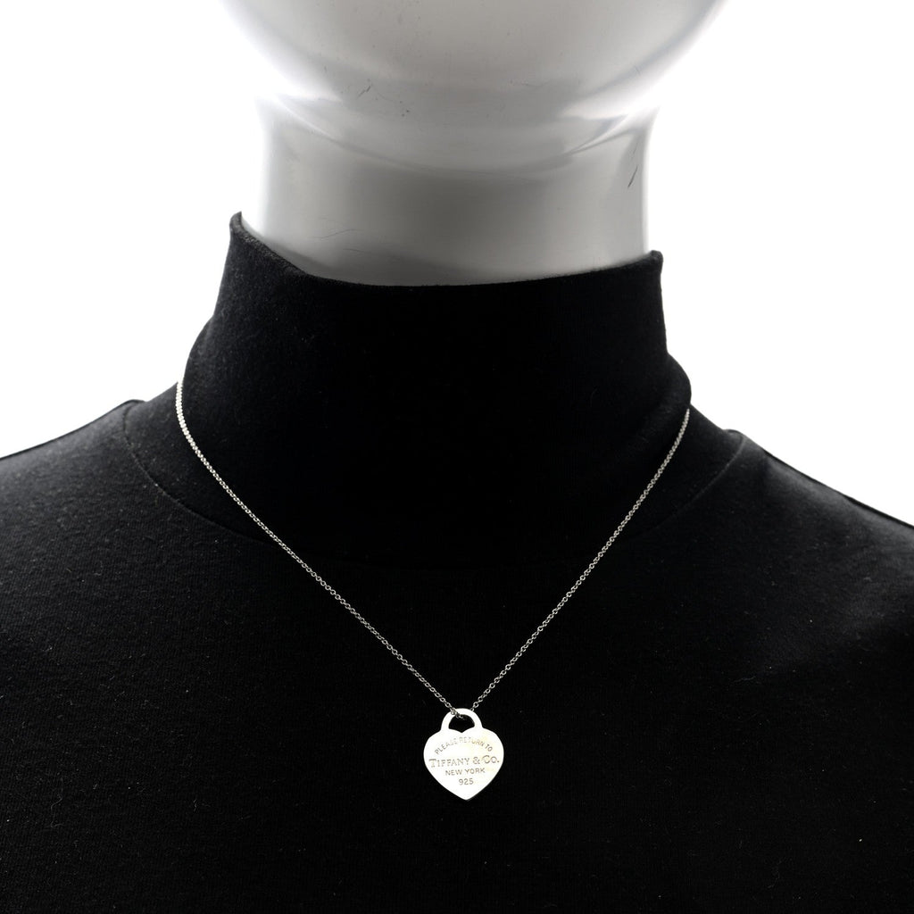 Sterling Silver Small Return To Tiffany Heart Pendant Necklace