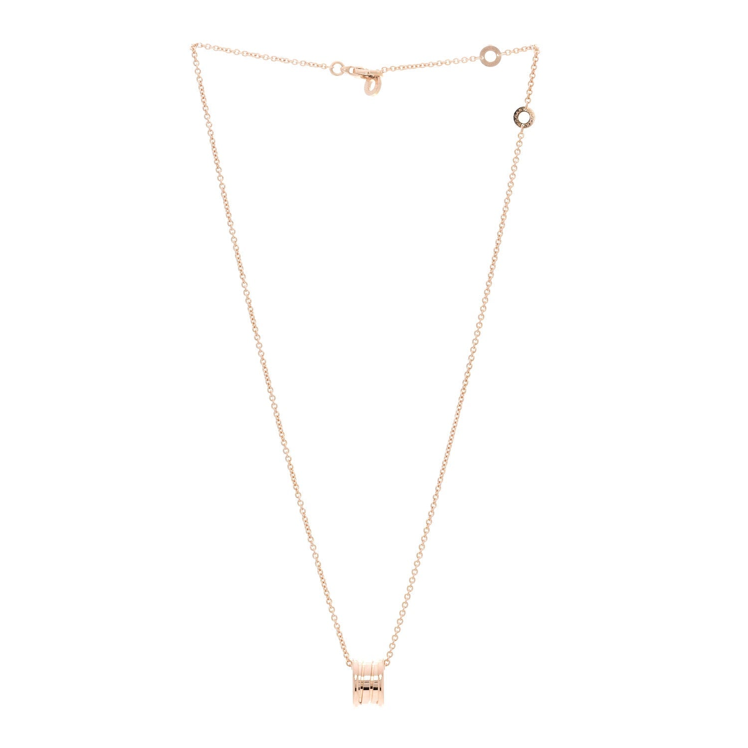 18K Rose Gold B.Zero1 Pendant Necklace