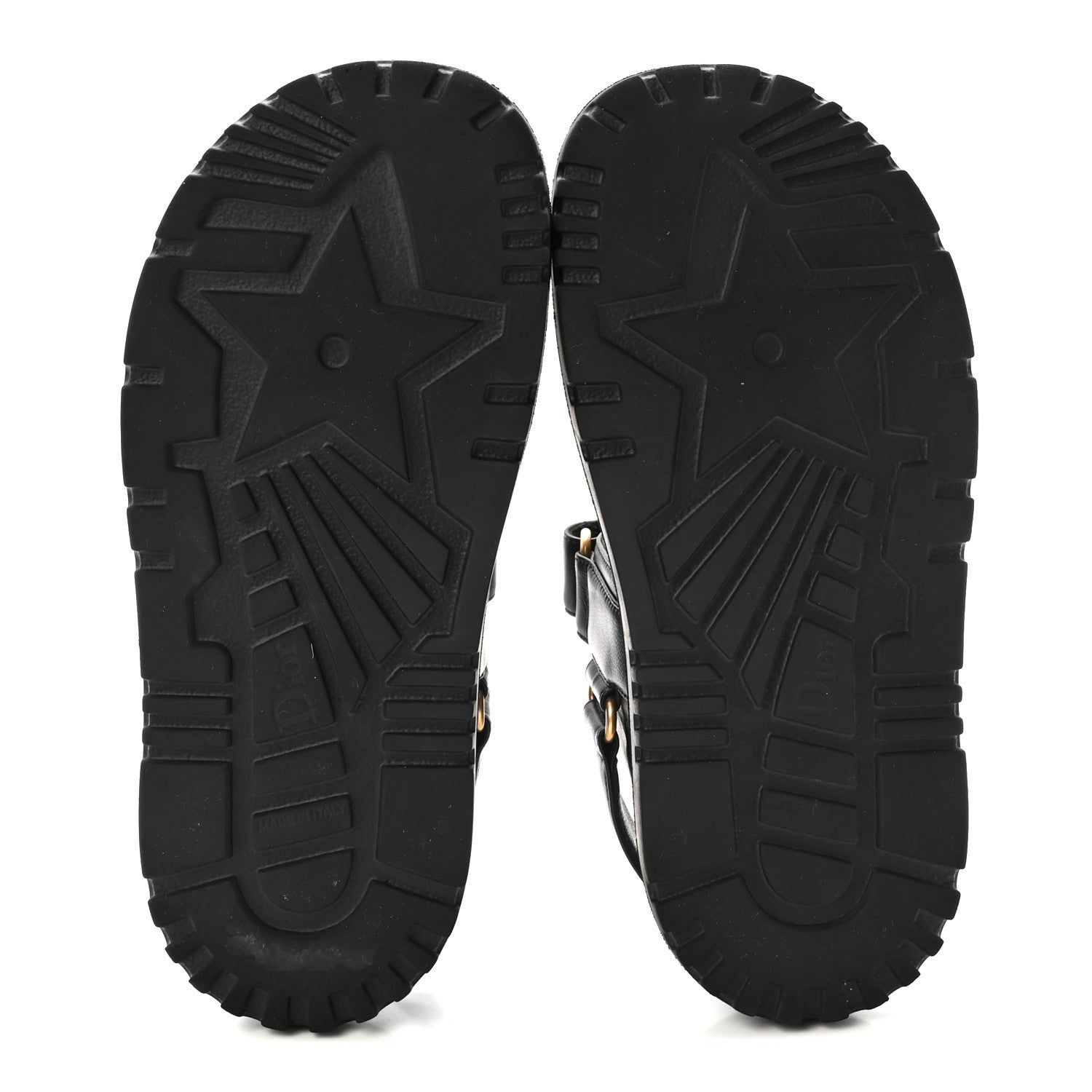 Lambskin Dioract 10mm Sandals 35 Black