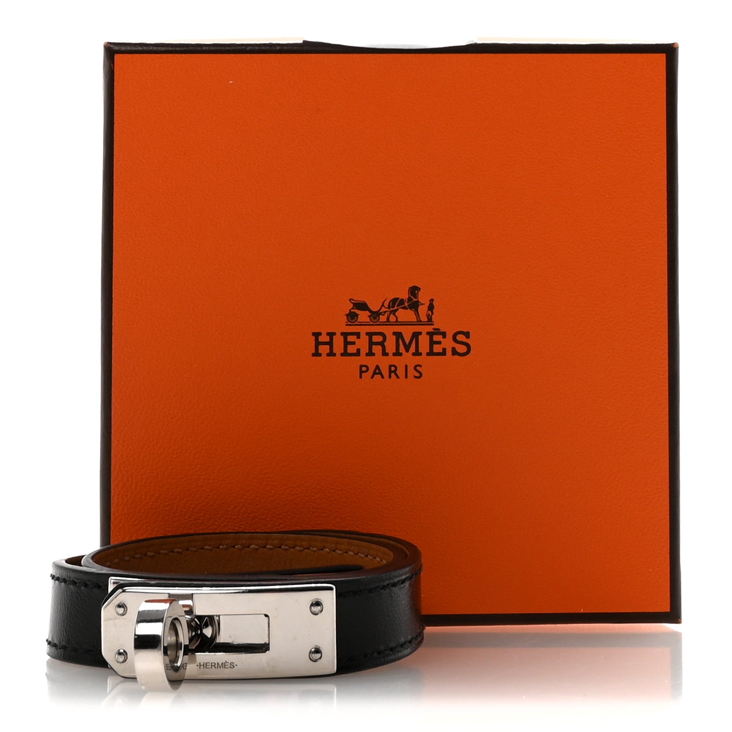 Box Kelly Double Tour Bracelet T1 Black