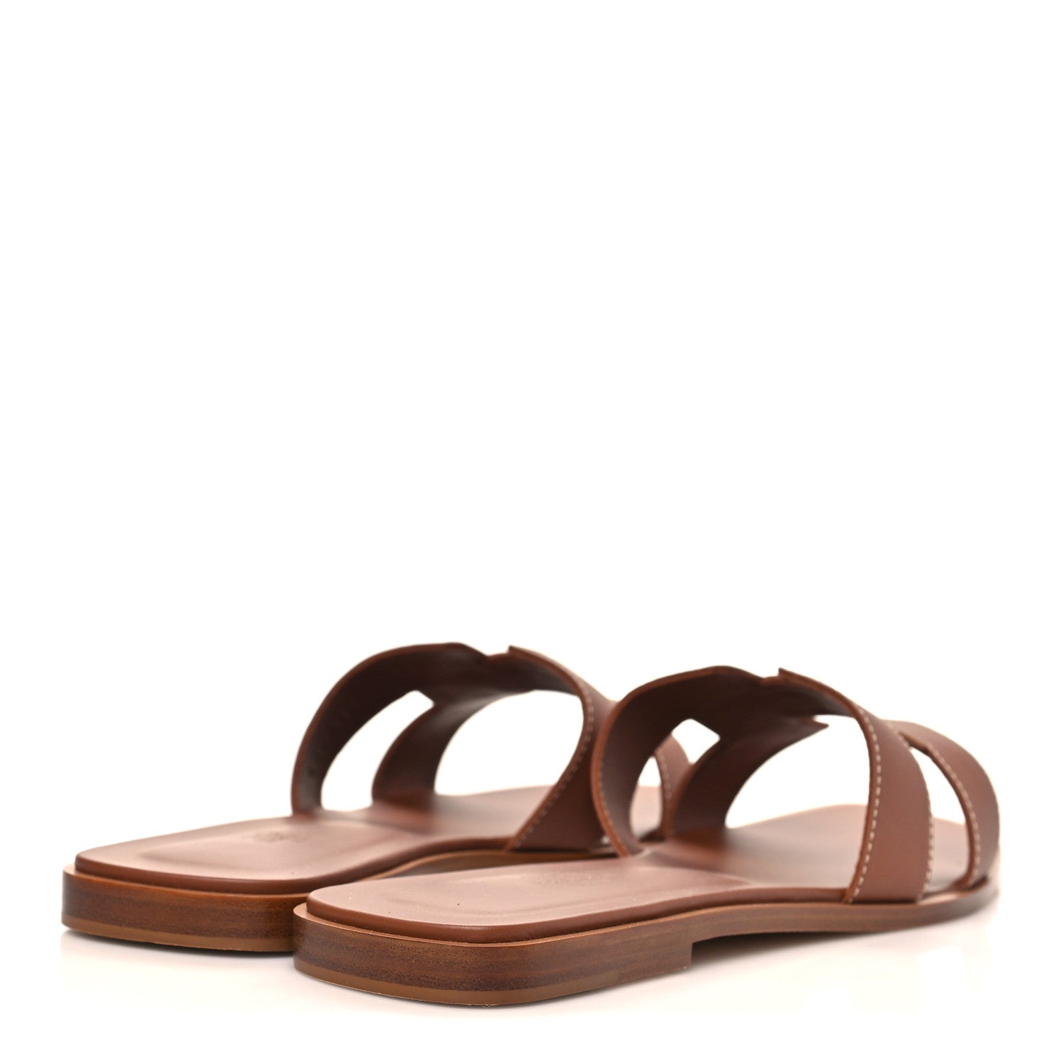Box Calfskin Oran Sandals 41 Gold