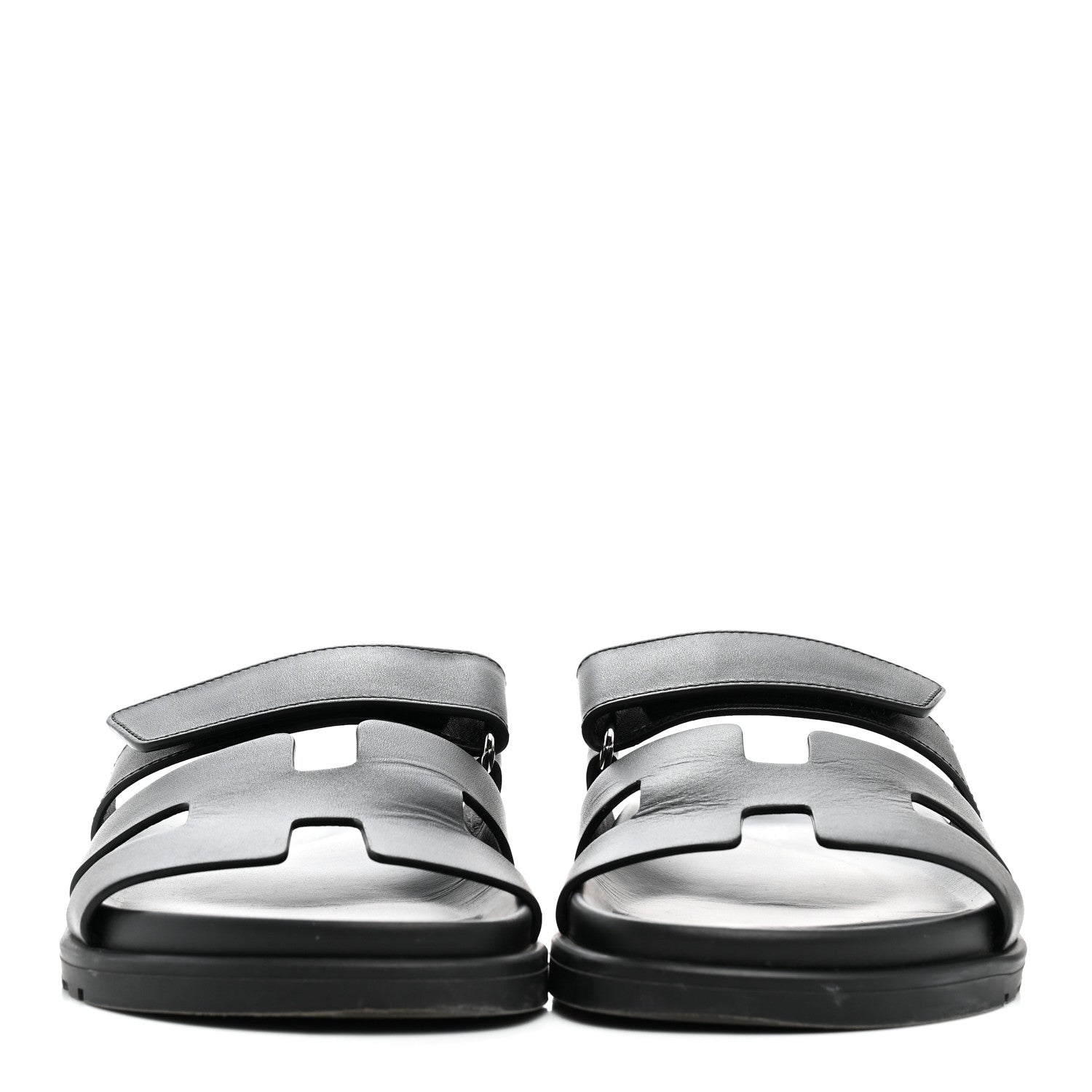 Calfskin Womens Chypre Sandals 35.5 Black