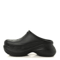 X CROCS Rubber Womens Mules 38 Black