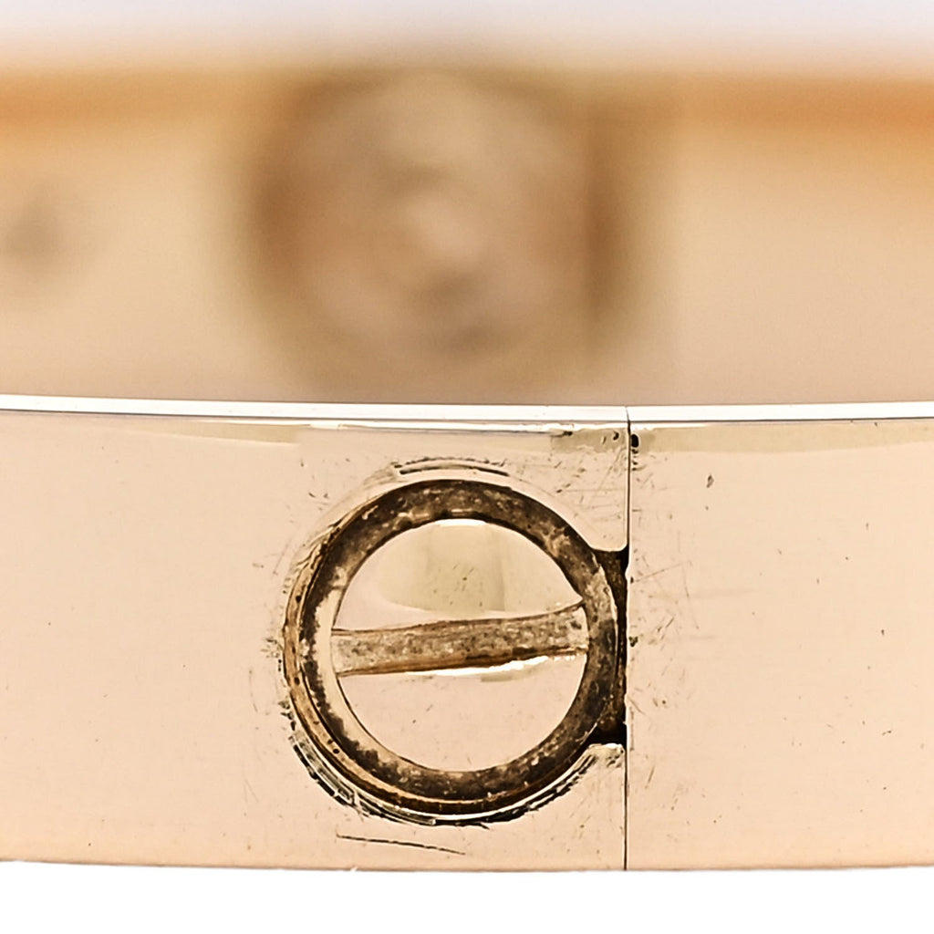 18K Yellow Gold Love Bracelet 16